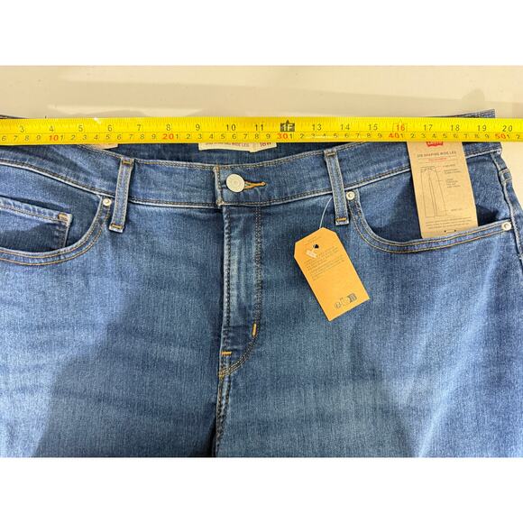 Levi’s 318 Shaping Wide Leg Jeans Women’s Plus Size 18W Blue Wash NWT - Picture 11 of 14